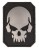 Naszywka emblemat skull mil-tec czarna czaszka-218287