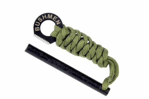 Krzesiwo rebel z iskrownikiem Bushmen zielone-222437