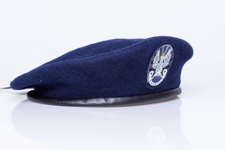 Beret tłoczony wojskowy granatowy-222117