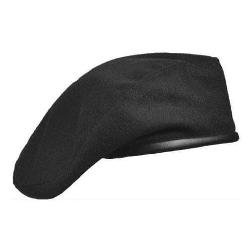 Beret szyty wojskowy czarny-223028