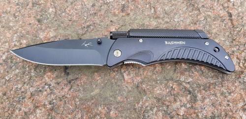 Wielofunkcyjny nóż survivalowy Bushmen Thunder, latarka + krzesiwo-223489
