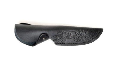 Pochwa Mała Kozioł Kabura na nóż etui czarne-224815