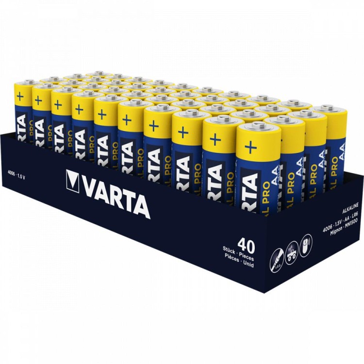 Bateria VARTA INDUSTRIAL AA LR06 luz-225587