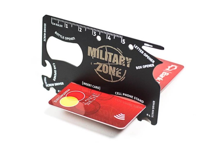 Karta multitool MILITARY ZONE - Twoje Multinarzędzie do portfela-225760