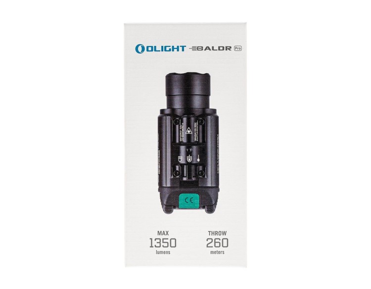 Latarka z celownikiem laserowym Olight BALDR PRO 1350 lm-225804