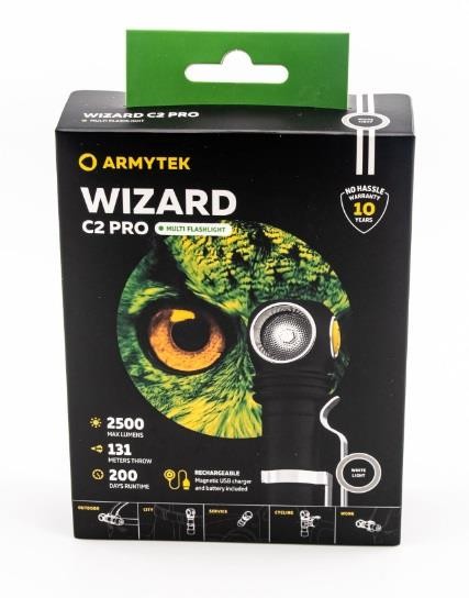 Latarka czołowa ArmyTek Wizard PRO C2 White Magnet 2500lm-225827