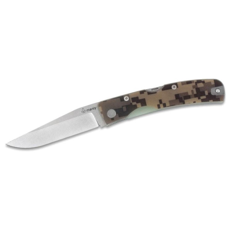 Nóż Peak Desertl Camo Manly Two Hand CPM S90V 59-61 HRC-226102