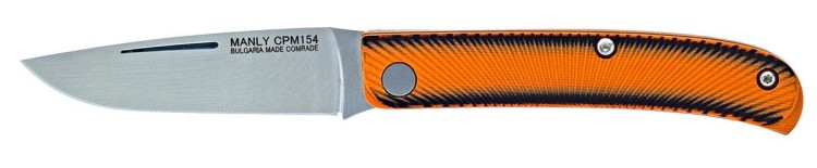 Nóż D2 Manly Comrade HRC 59/61 black & orange-226004