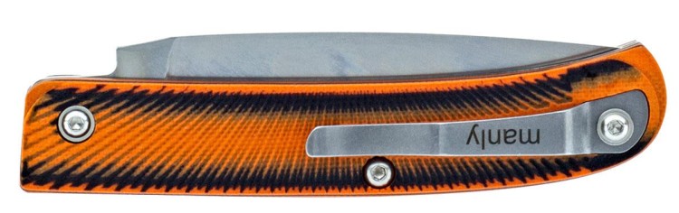 Nóż D2 Manly Comrade HRC 59/61 black & orange-226006