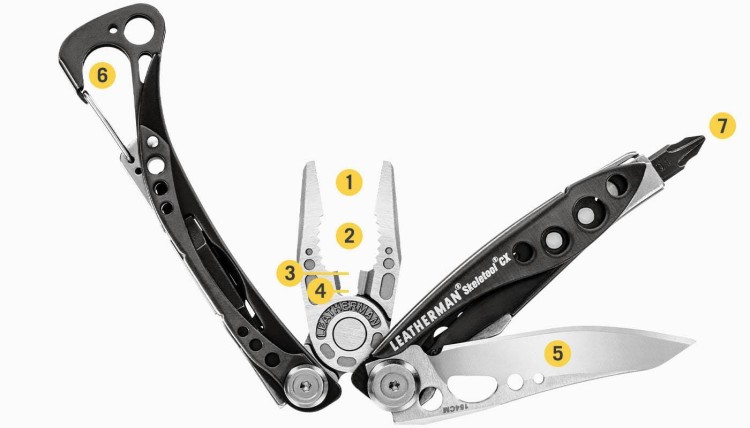 Multitool Leatherman Skeletool CX 830923-226741