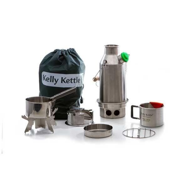 Kelly Kettle Trekker Kit SST stalowy (0.6 L) zestaw-226905