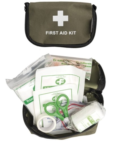 Apteczka turystyczna, survivalowa z wyposażeniem - Mil-Tec mała.jpg