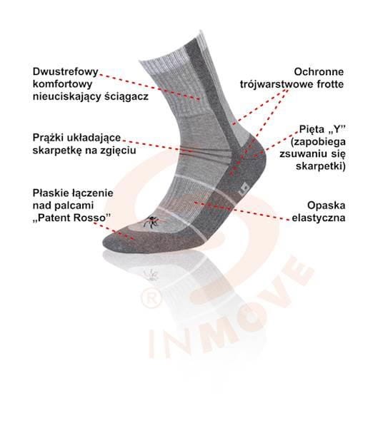 Skarpety przeciw komarom i kleszczom OUTDOOR MOSQUITOSTOP-227127