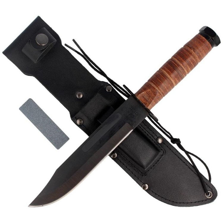 Nóż typu Ka-Bar Leather Herbertz Solingen 180 mm-227493