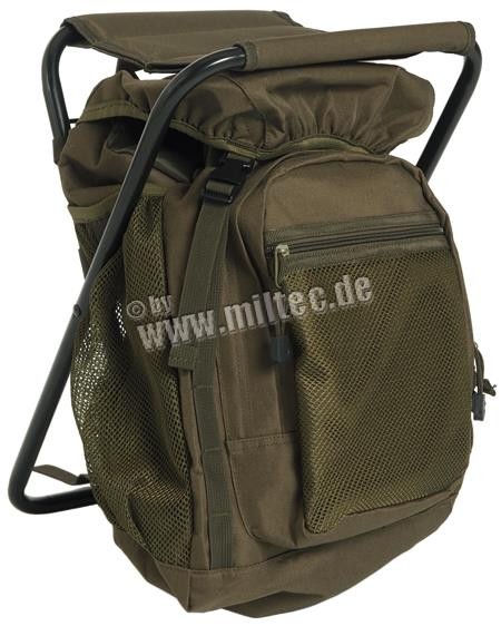 Plecak i krzesło składane w jednym - Miltec-151320