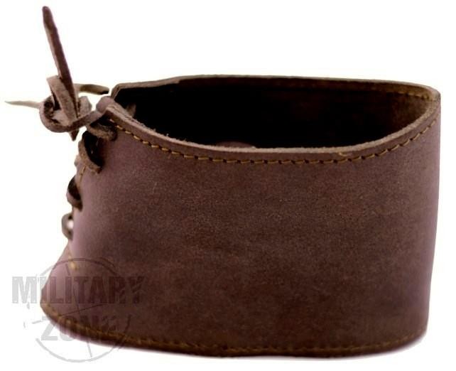 Trepstopka skórzana Cezar TS1 - 12 cm brązowa z gąbką-220897