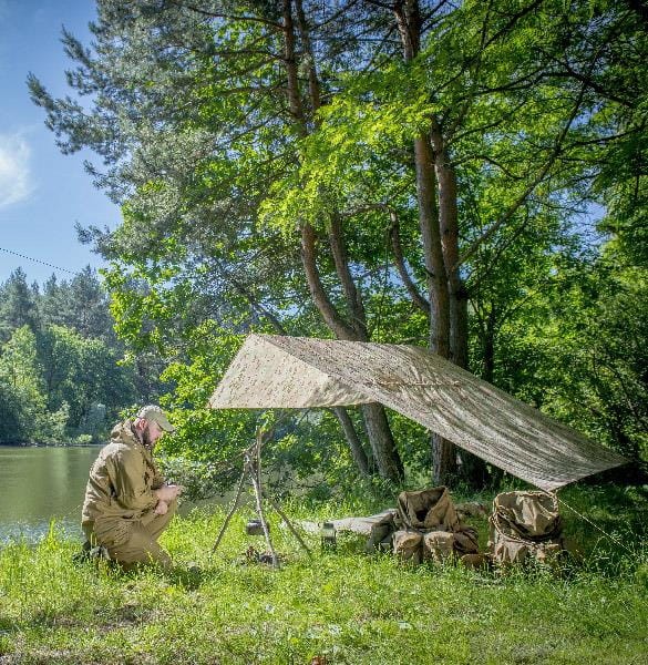 Tarp Supertarp Pl woodland Helikon zadaszenie biwakowa-221147