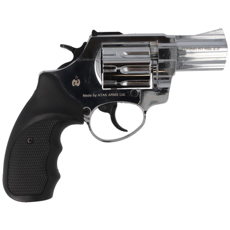 Rewolwer alarmowy ZORAKI K-6L 2,5" 6mm LONG shiny chrome-222081