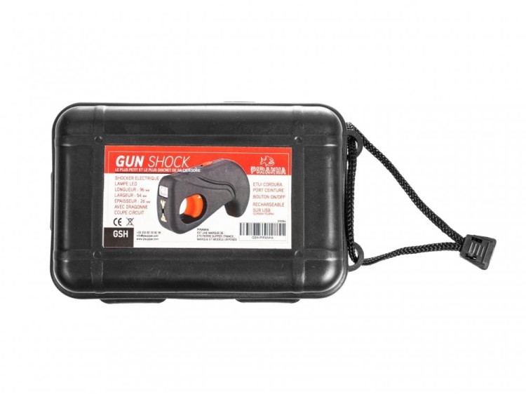Paralizator Piranha 2 mln V Gun Shock z latarką USB-222531