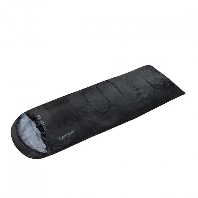Śpiwór koperta z kapturem Cougar 350 czarny Campus L-225122