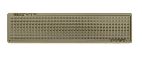 Emblemat Tag Patch 100x25mm  3szt. PVC Coyote-227751