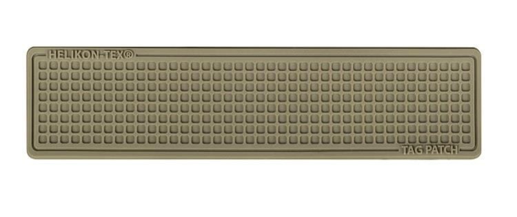 Emblemat Tag Patch 100x25mm  3szt. PVC Coyote-227751