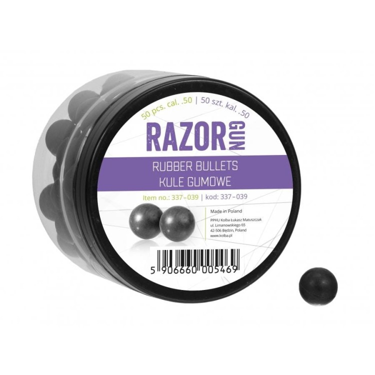 Kule gumowe RazorGun .50 50 szt. do HDR, HDP 50-227940