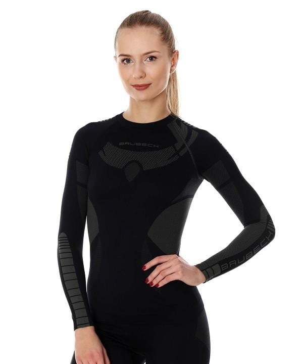 Bluza termiczna Brubeck DRY damska czarna LS13070-228036