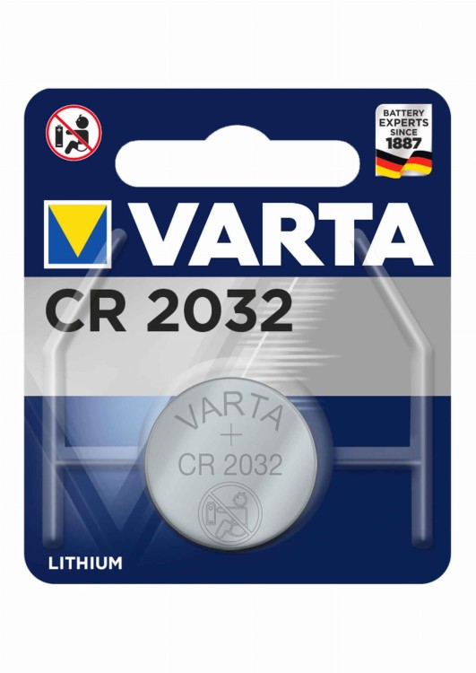 Bateria guzikowa litowa Varta CR2032 3V 230 mAh blister-228097