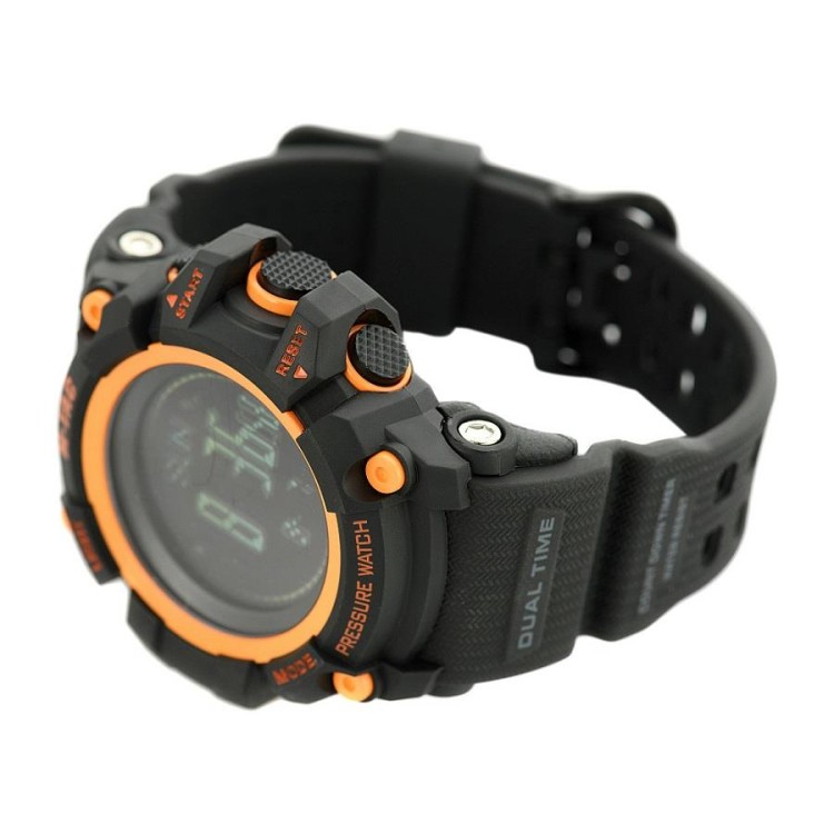 Zegarek taktyczny M-Tac Adventure barometr black/orange-228307