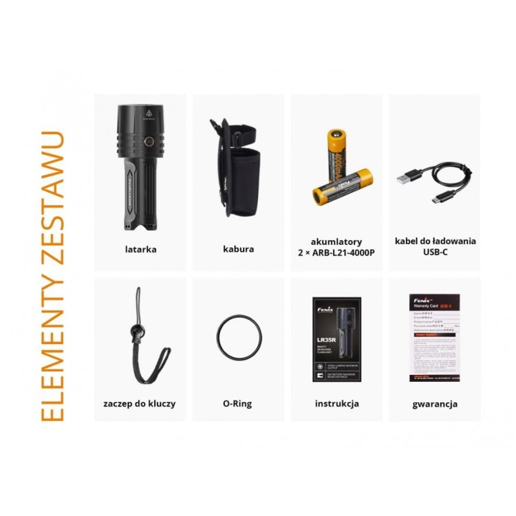 Latarka diodowa Fenix LR35R 10 000 lm-228441