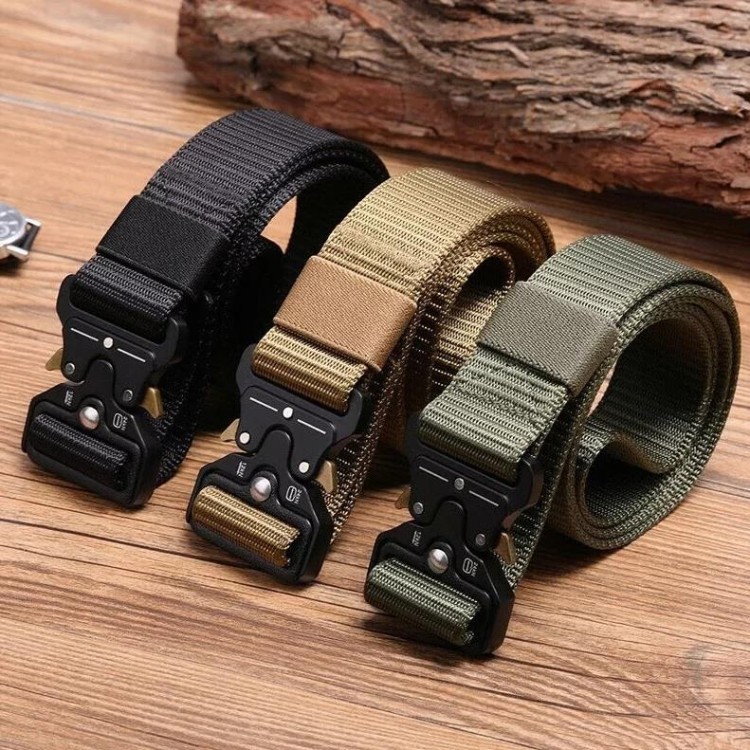 Pasek do spodni klamra QR black wojskowy 125cm-228570