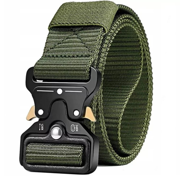 Pasek do spodni klamra QR olive wojskowy 125cm-228576