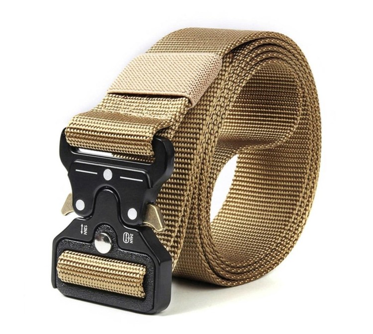 Pasek do spodni klamra QR coyote wojskowy 125cm-228578