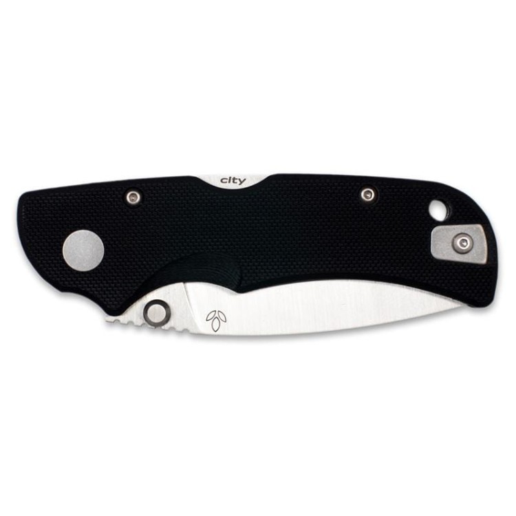 Nóż Manly City Black 14C28N one hand-228676