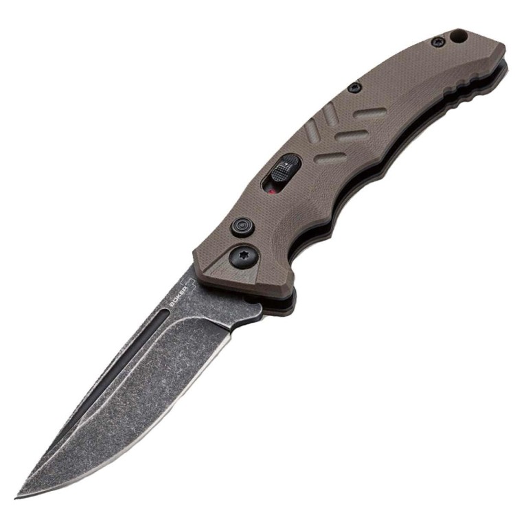 Nóż sprężynowy Boker Plus Intention II Coyote 01BO483-228717