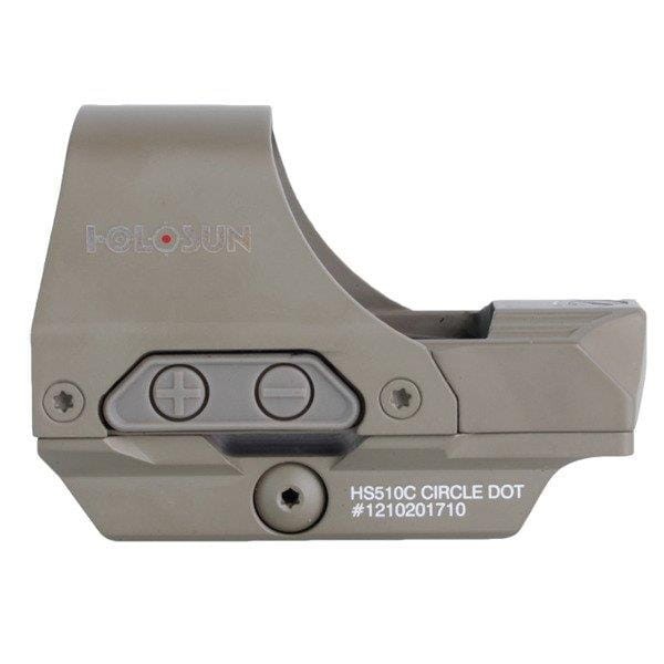 Holosun Kolimator Open Reflex HS510C Multi Reticle Solar Panel, Flat Dark Earth-228809