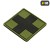 M-Tac naszywka Medic Cross Square 3D PVC olive emblemat-228919