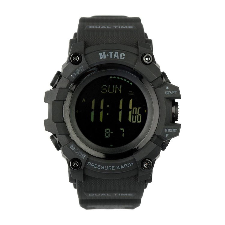 Zegarek taktyczny M-Tac Adventure barometr black 50005002-229034