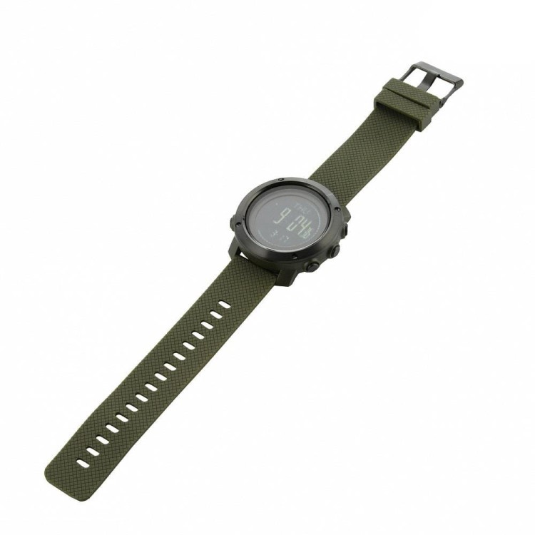Zegarek taktyczny olive M-Tac, wysokościomierz, krokomierz, liczniki 50004001-229037