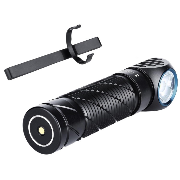 Latarka czołowa i kątowa Olight Perun 2 Cool White Kit z opaską - 2500 lm-229050