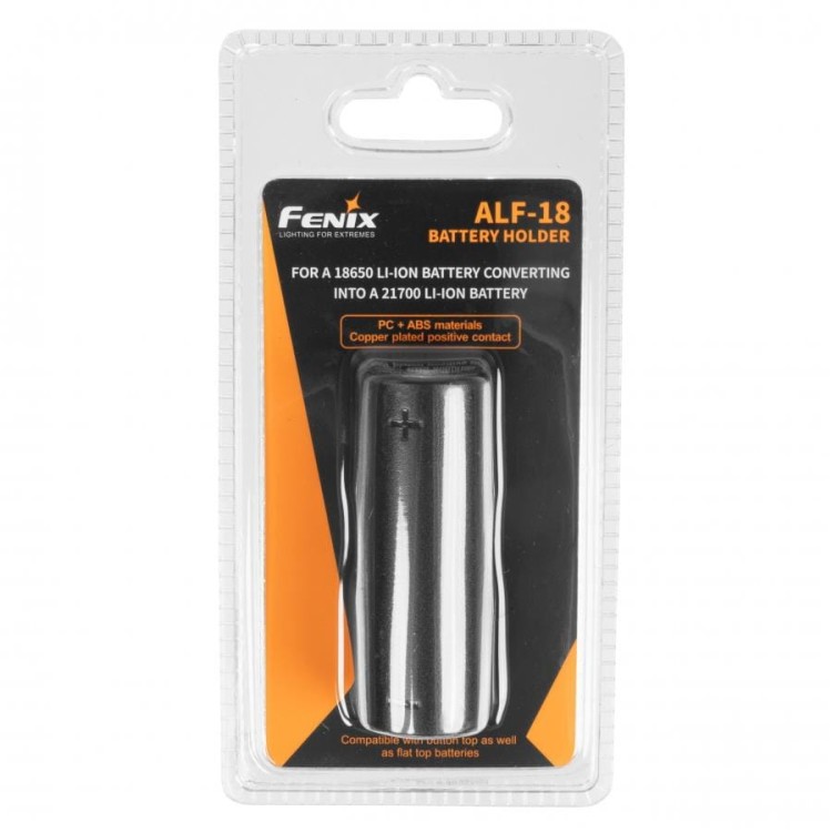 Zasobnik na baterię Fenix ALF-18 adapter z 21700 na 18650-229101