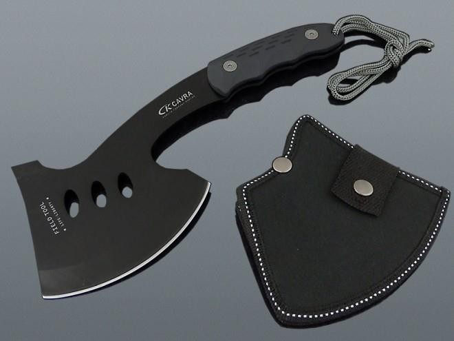 Czarny Toporek turystyczny 8-1851 z pokrowcem-229659