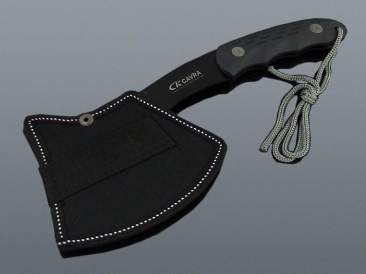 Czarny Toporek turystyczny 8-1851 z pokrowcem-229660