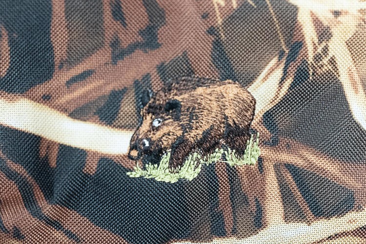 Duży plecak myśliwski Grzępa wzór leśny real tree, trzciny Bistana-229668