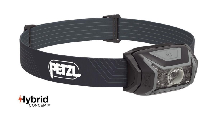 Latarka czołowa Petzl Actik szara 450 lm E063AA00-230084