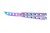 Nóż motylek treningowy, tępy nóż motylkowy fade 23,5 cm-230807