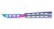 Nóż motylek treningowy, tępy nóż motylkowy fade 23,5 cm-230809