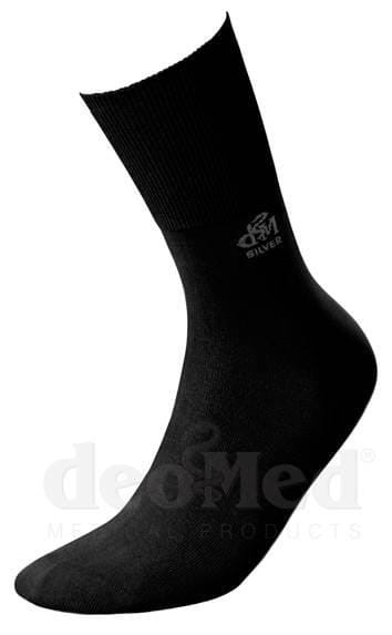 Skarpetki bezuciskowe DEOMED COTTON SILVER czarne-230950