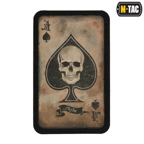 M-Tac naszywka Ace of Spades coyote Cordura rzep-231061